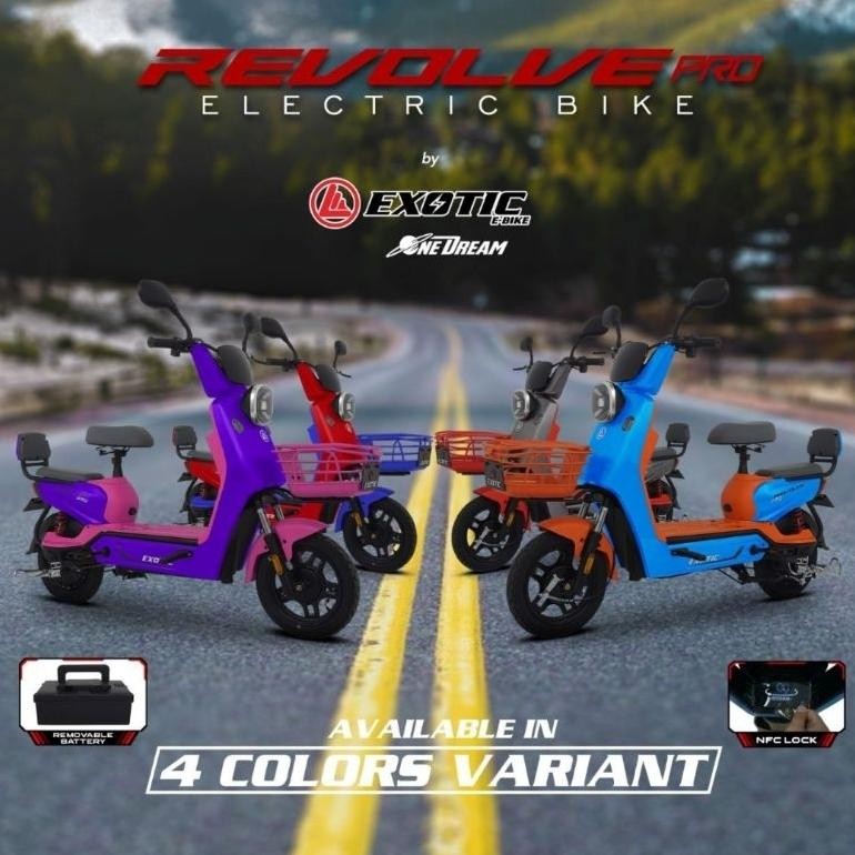 Sepeda Listrik Exotic Revolve Pro Terbaru / Revolve Terbaru