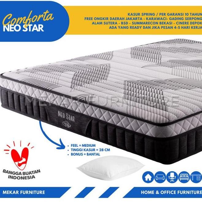 Kasur Spring Bed COMFORTA Neo Star - 90 X 200