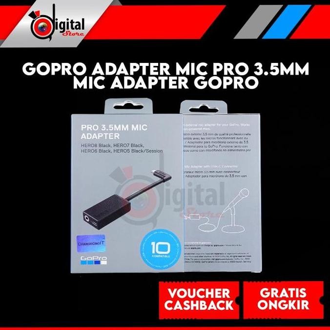 Gopro Adapter Mic Pro 3.5Mm Mic Adapter Gopro Original New Stok