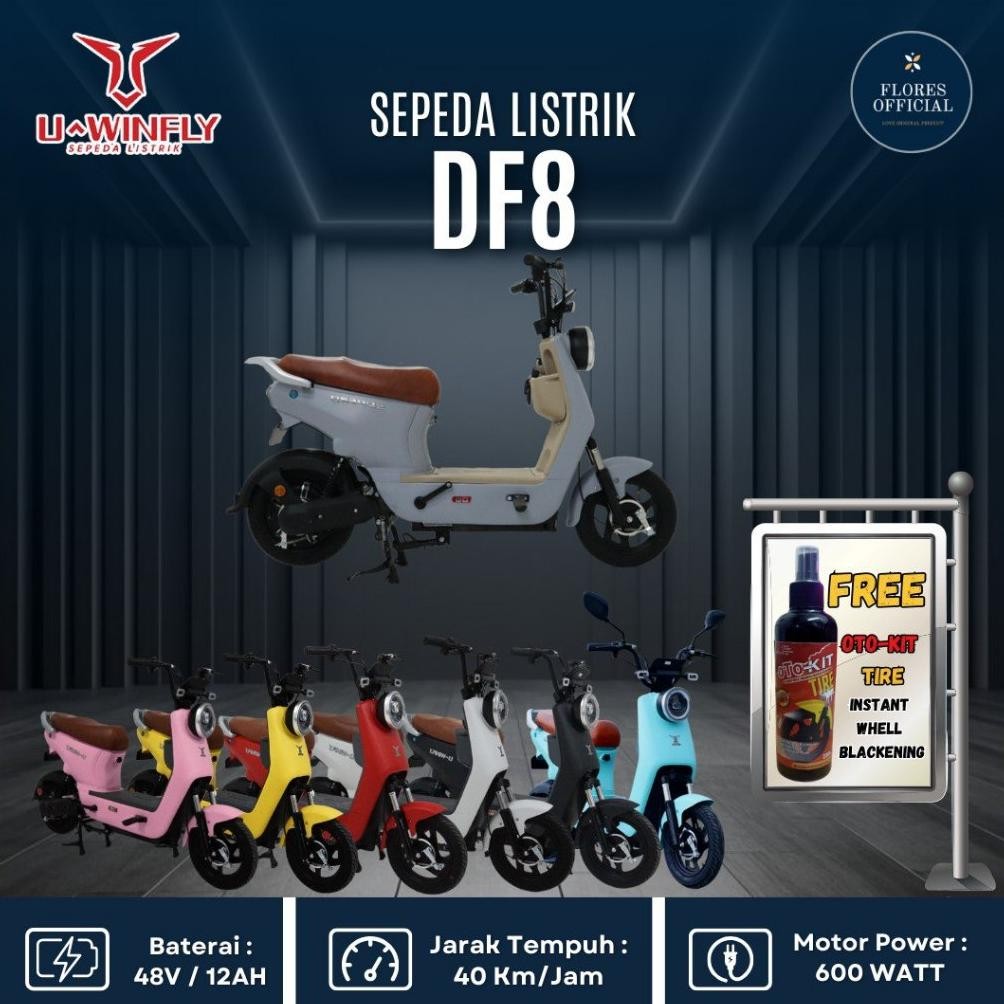 Sepeda Listrik Motor Listrik  Df8 Uwinfly Df 8 S Dragonfly 8 Dragonfly8
