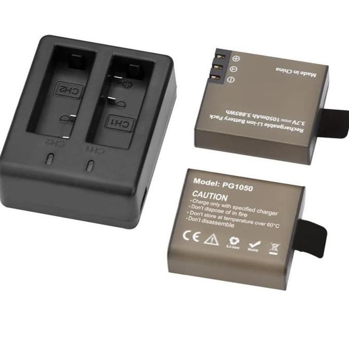 Akaso Battery Kit For V50X / Brave 7 / Brave 7 Le / Brave 8 Action Camera Ori New Stok