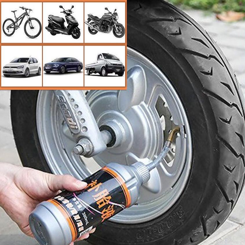 Premium Cairan Tambal Ban Tubeless Cairan Anti Ban Bocor Khusus Ban Mobil Super Tyre Sealant Cairan 
