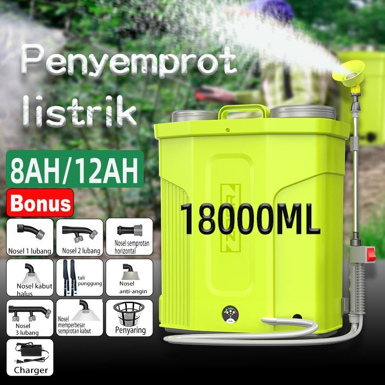 CODZPER 18 Liter Tangki Sprayer Manual Alat Semprotan Hama Padi and Sprayer Elektrik