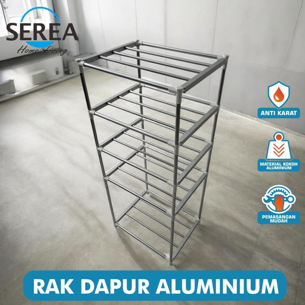 Rak Dapur Minimalis Tingkat / Rak Dapur Minimalis Susun / Rak Dapur Serbaguna Multifungsi / Rak Panc