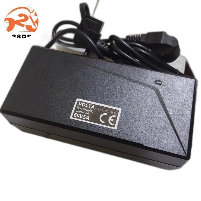 Charger Volta 60V Ori Volta Casan Molis Baterai New Stok