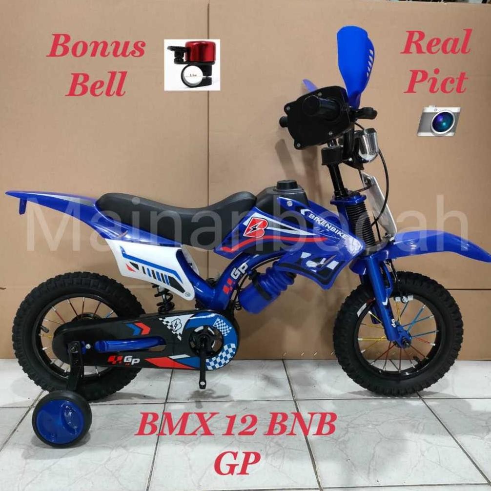 TERMURAH SEPEDA ANAK LAKI LAKI BMX TRAIL BNB GP UKURAN 12 INCH SEPEDA ANAK LAKI LAKI