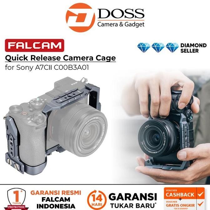 Falcam F22&F38&F50 Quick Release Camera Cage For Sony A7Cii C00B3A01 New Stok