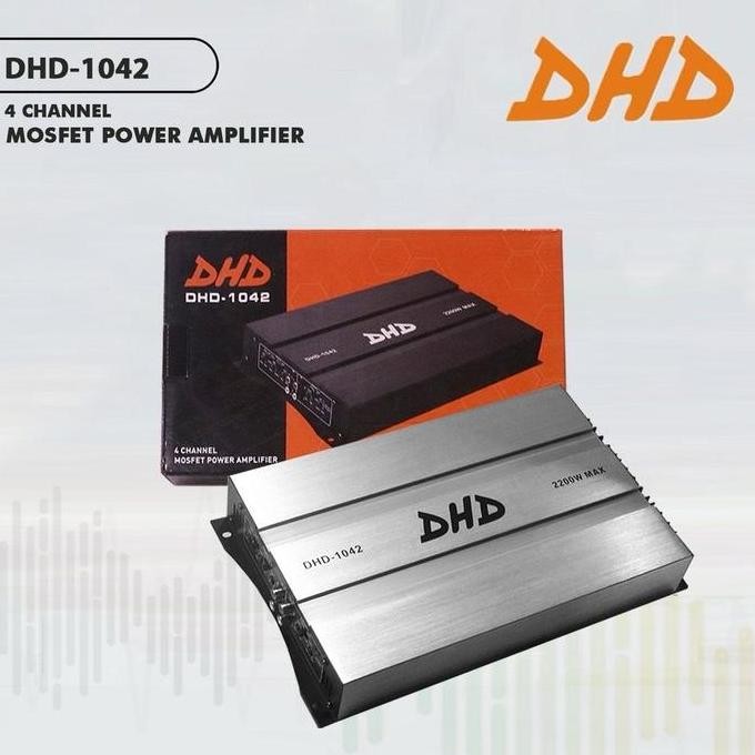 Dhd Power Amplifier 4 Channel / Dhd - 1045 Audio Mobil Terlaris