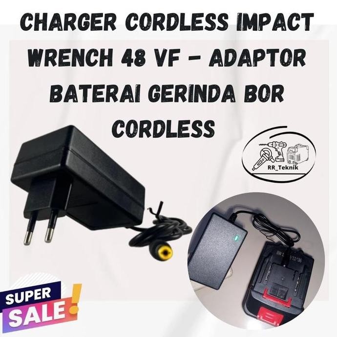Charger Cordless Impact Wrench 48VF JLD - Adaptor Gerinda Bor JLD