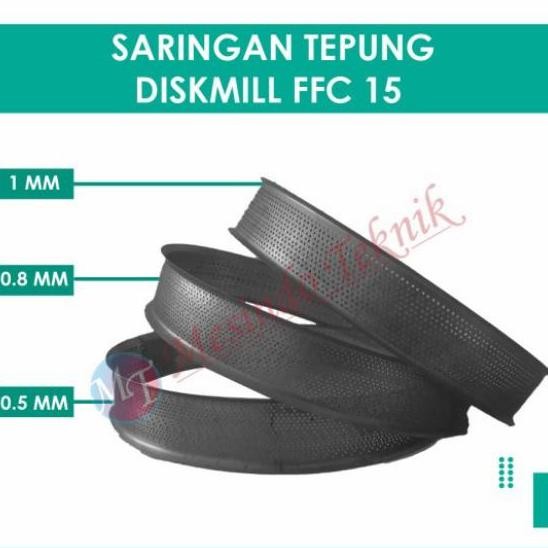 (:(:(:(] SARINGAN TEPUNG DISKMILL FFC 15 - 0,8MM