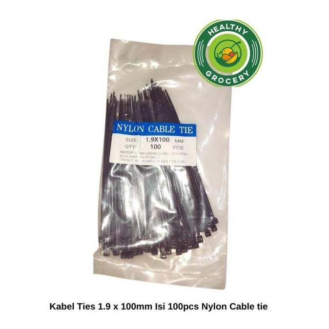 

@#@#@#] Kabel Ties 1.9 x 100mm Isi 100pcs Nylon Cable tie