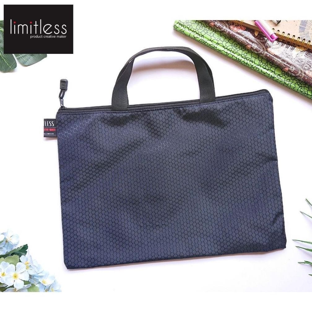 

LIMITLESS - DOCUMENT BAG TAWON / MAP KERTAS UKUR FOLIO F4