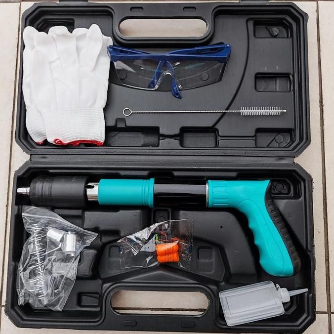 #@#@#@#@] Pistol Tembak Ramset Nail Gun Paku Rivet Beton Besi Baja Dinding Tembok Plafon