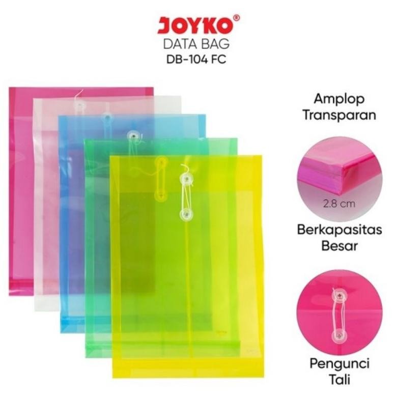 

Map Plastik Tali Folio JENIA ( 1 Pack/12 Pcs)
