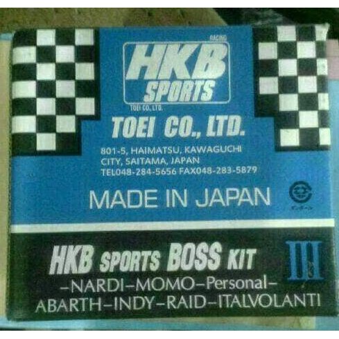 New Boskit Stir Racing HKB JAPAN (Kijang new/Kapsul)