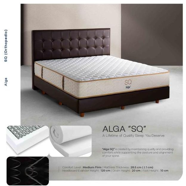 Termurah Springbed Alga Super Quality (Model Baru) Matras Only 160X200