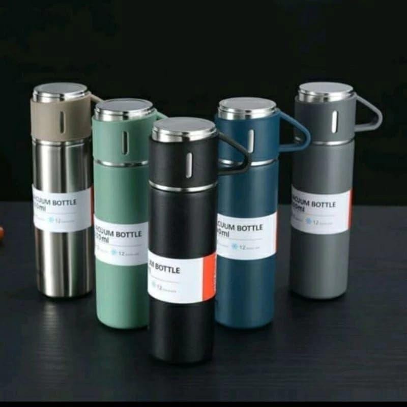 Termos Sultan Vacuum Flask Set Thermos Gelas Cangkir Set Termos Sultan