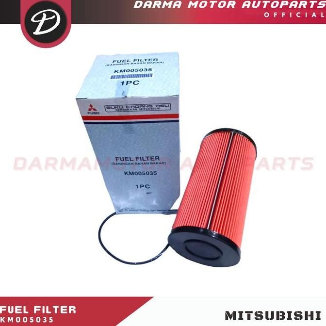New FUEL FILTER FUSO FN62F ORI ASLI KM005035 MITSUBISHI FIGHTER