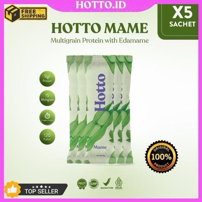 

Promo Hotto Mame 5 Sachet Multigrain Protein With Edamame