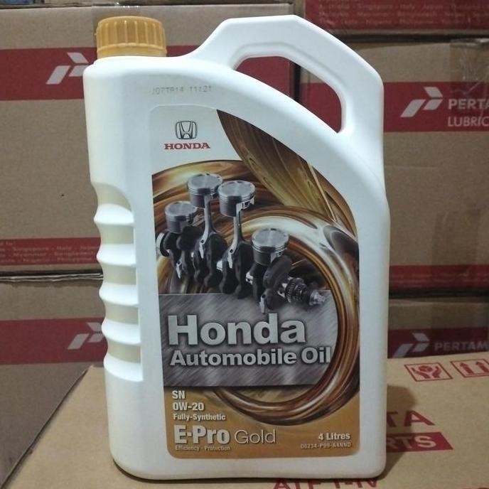 HONDA AUTOMOBILE OIL E-PRO GOLD SN 0W-20 4L | ORIGINAL OLI MOBIL