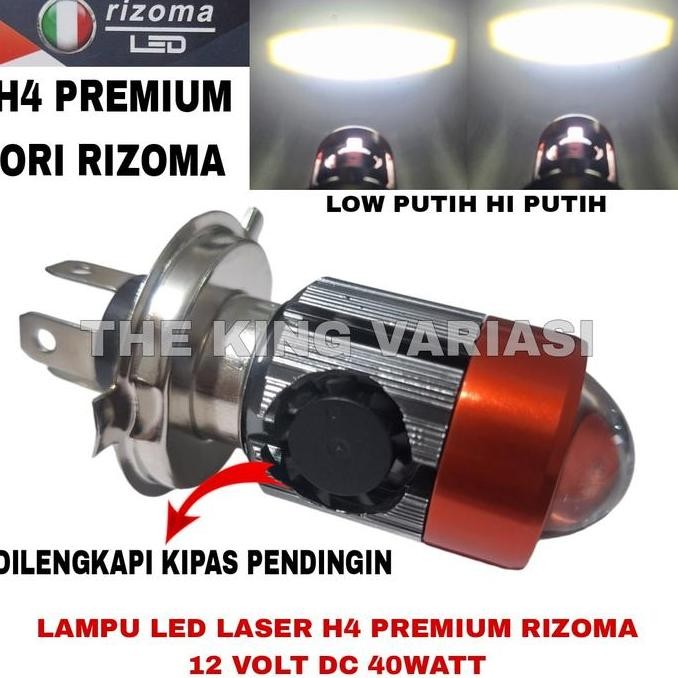 LAMPU UTAMA MOTOR DAN MOBIL H4 LASER KIPAS SUPER TERANG/H4 LASER KIPAS