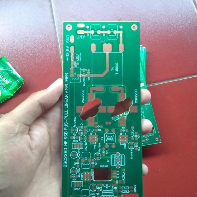 Pcb Kit Linier  Ssb 2Sc2290 Final Pusfull 100Watt - 250 Watt Radio Hf