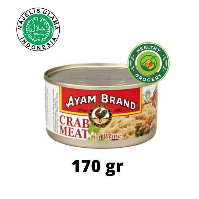 

=====] Ayam Brand Crab Meat In Brine 170gr / Rajungan Dalam Larutan Garam