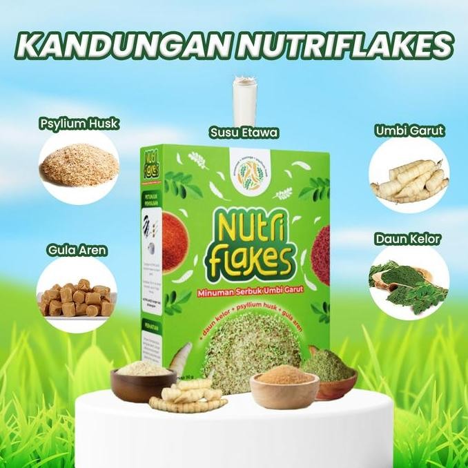 

Grosir Sereal Nutriflakes Original 280 Gram | Distributor Resmi Nutriflakes Umbi Garut 2 Box Halal Bpom [Bisa Cod] Makanan Cereal Susu