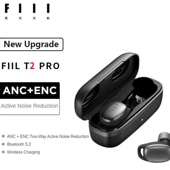 sale fiil t2 pro anc enc ambient tws earphone earbud bluetooth 5.2