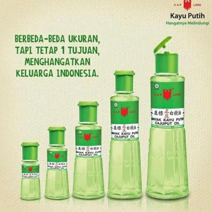 CAP LANG Minyak Kayu Putih 30ML 60ML 120 ML 240ML / Minyak Kayu Putih