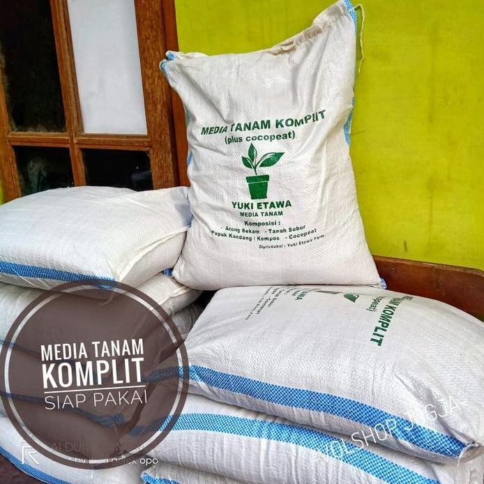 

Terlaris Media Tanam Siap Pakai Campuran Pupuk Kandang Cocopeat Sekam Tanah