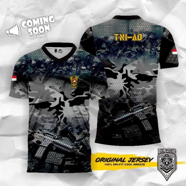 kaos jersey TNI - baju TNi - printing TNI