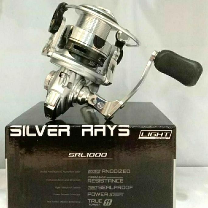 TERMURAH - REEL TRIDENTECH SILVER RAYS LIGHT NEW SERIES - 1000 POWER HANDLE