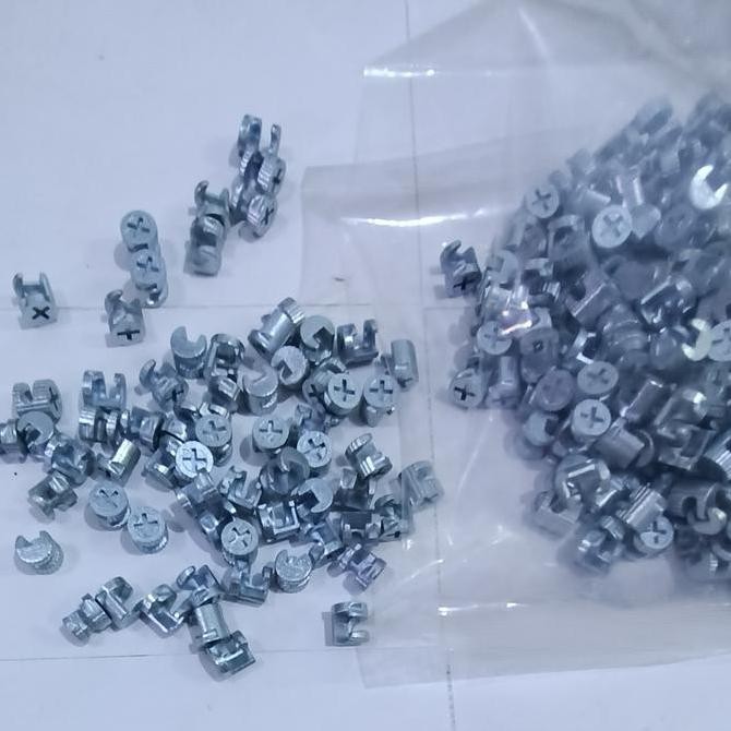 Baut Minifix Mf 10Mm Isi 100 Pcs Termurah