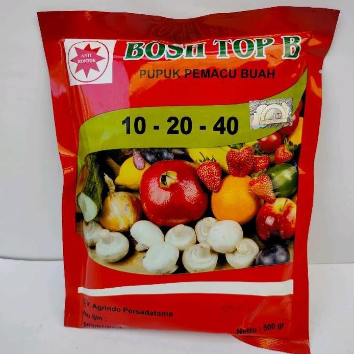 

Terlaris Pupuk Buah Boshtop 500 Gram Npk 10 -20 - 40 Pemacu Pertumbuhan Bunga Buah Dan Umbi Seperti Growmore Buah