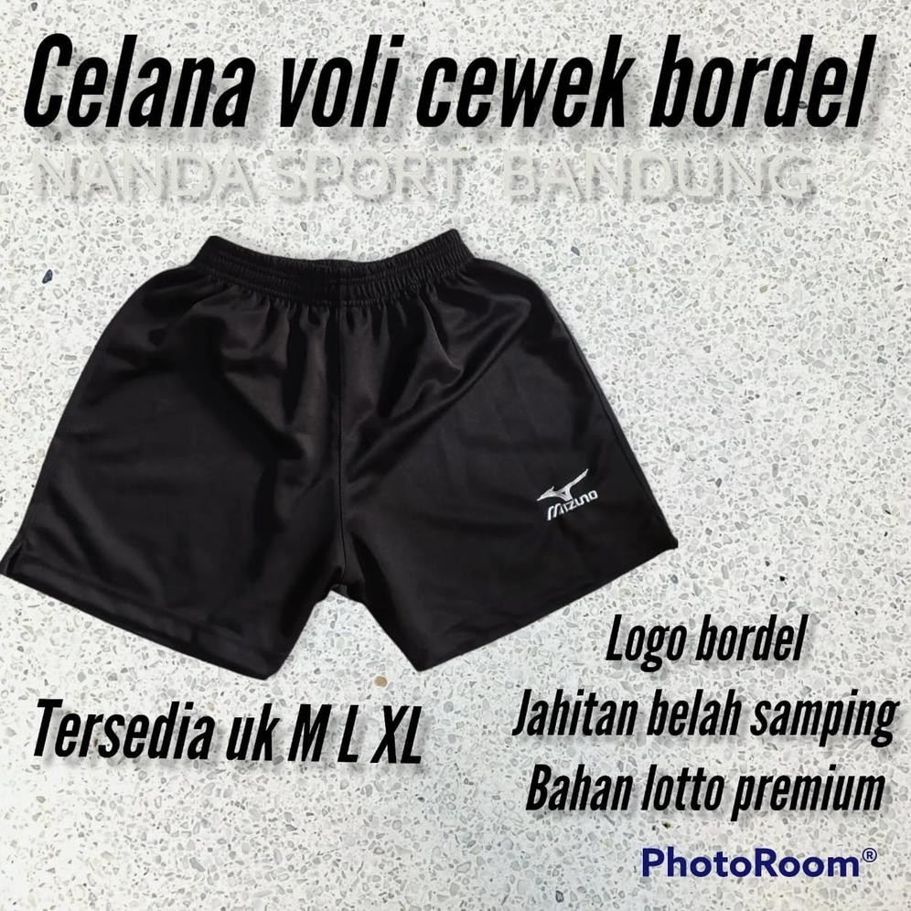 Celana kolor voli volly polos cewek cowok single bordel