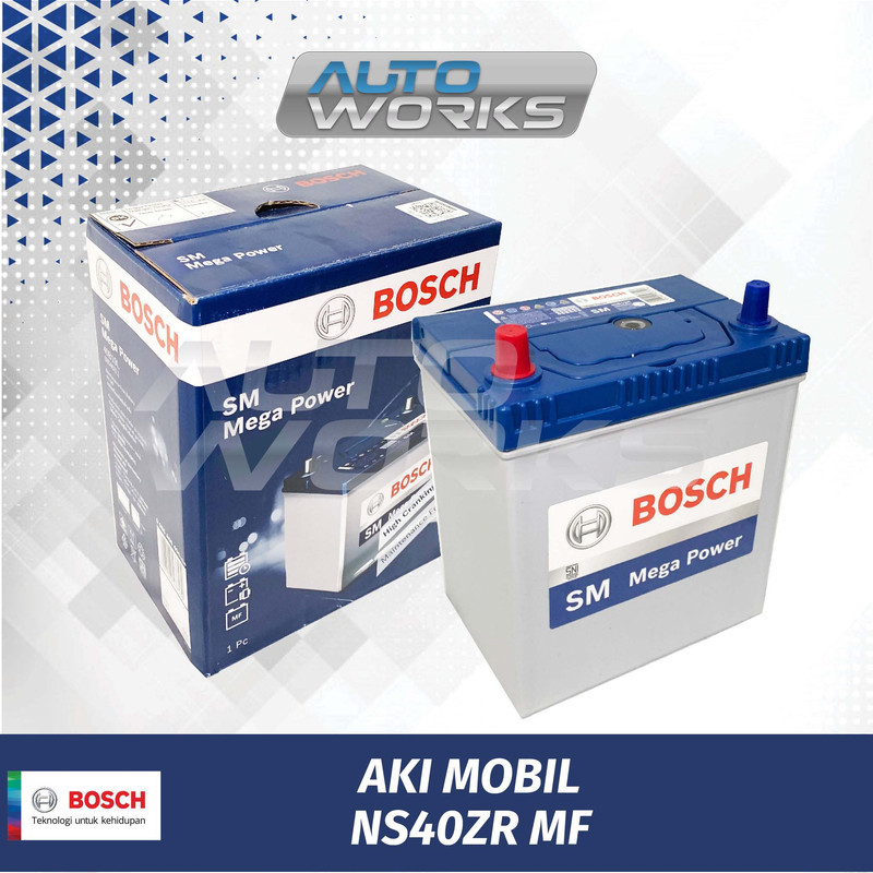 Aki Mobil Bosch NS40Z 12V 35Ah untuk Suzuki, Daihatsu, dan Lainnya