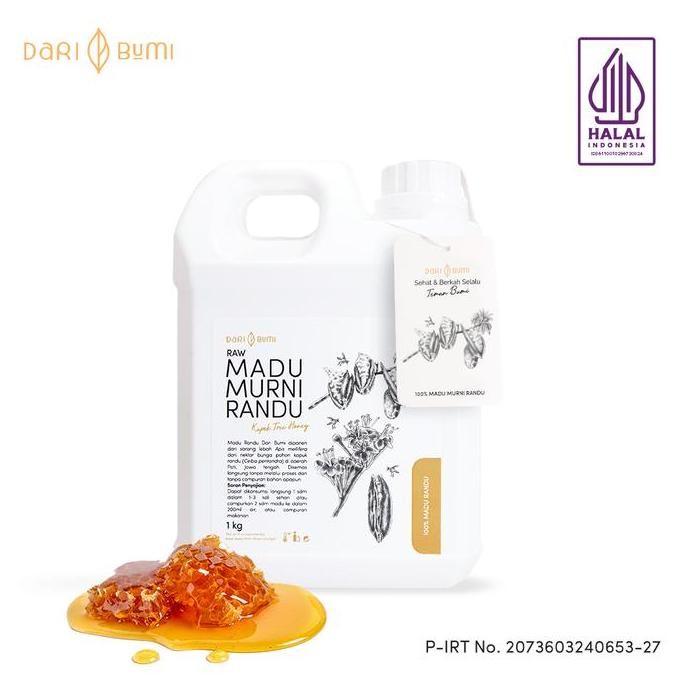 

BARU DARI BUMI MADU MURNI RANDU 1 KG RAW HONEY
