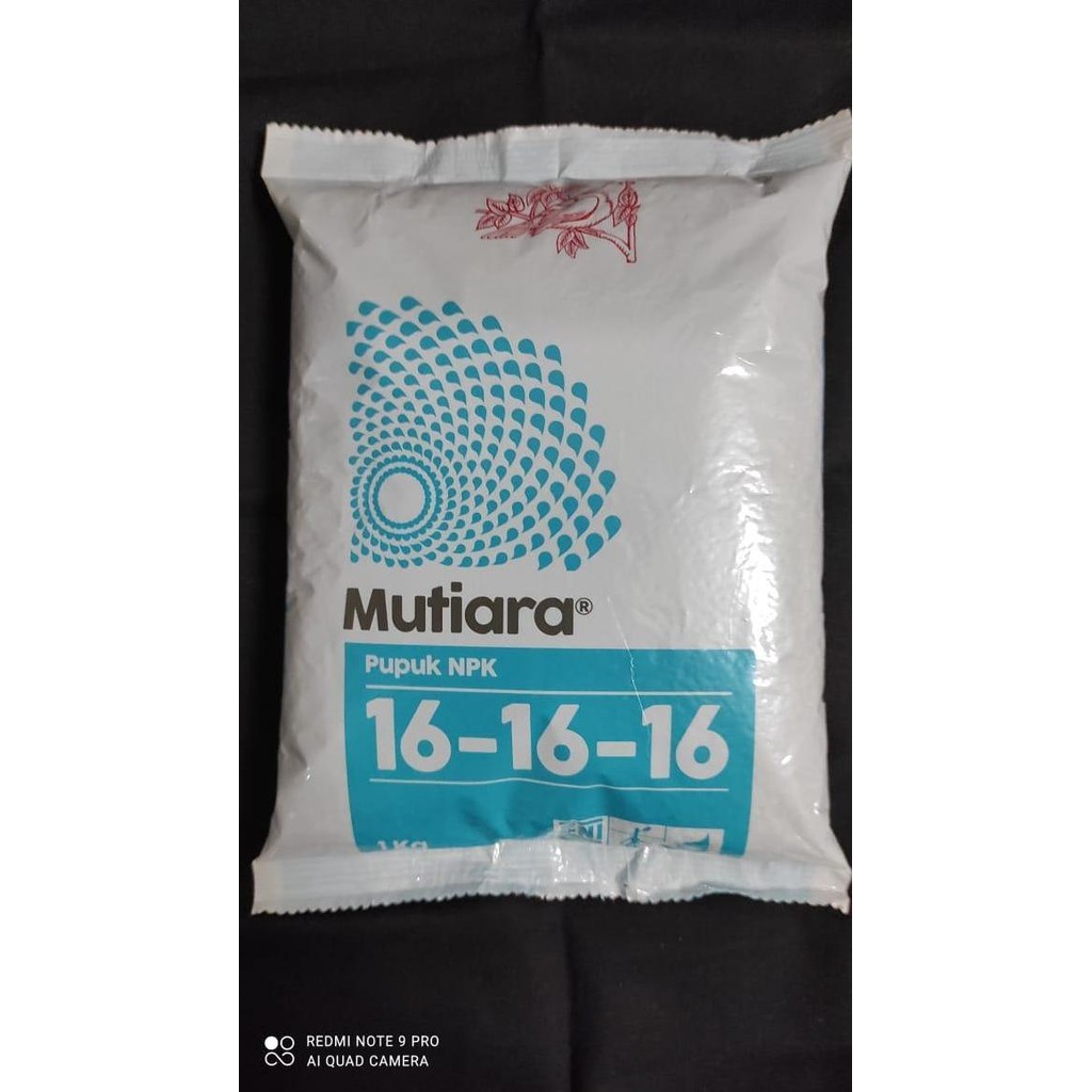 

Terlaris Pupuk Mutiara Npk 16-16-16 1 Kg Kemasan Asli