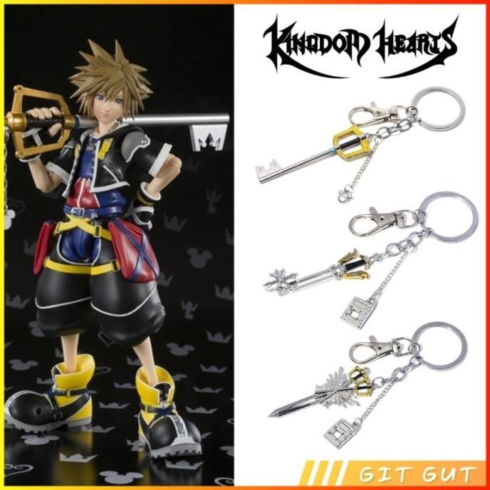 Keychain Gantungan Kunci Kingdom Hearts Keyblade Asli