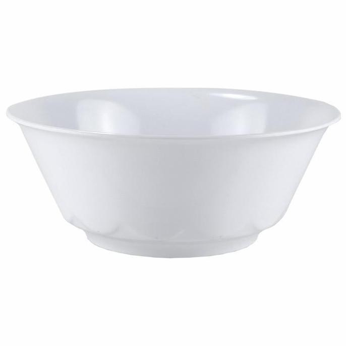 {{{{}}] Mangkok Melamin Dragon 8" Mangkok Besar Jumbo Mangkok Putih Ramen Mie