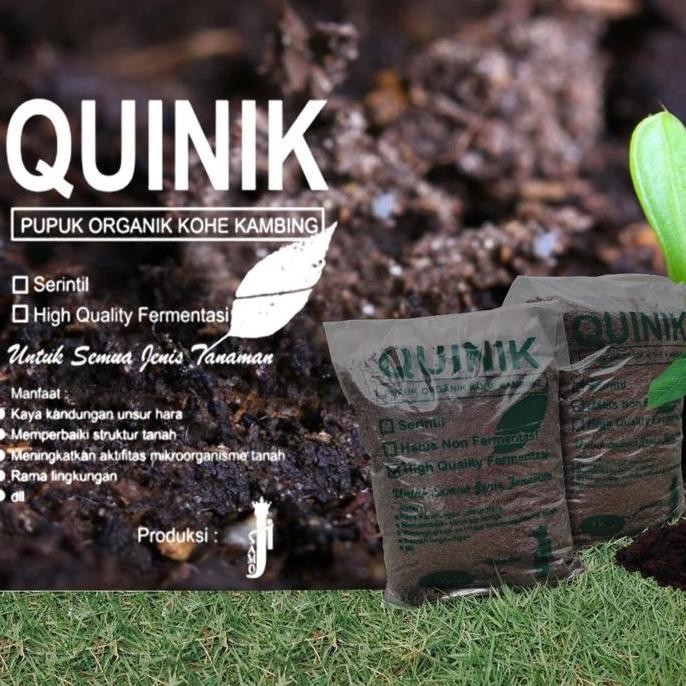 

Terlaris Pupuk Kandang Organik Kohe Kambing Serintil Murni, Kompos, 1Kg Quinik