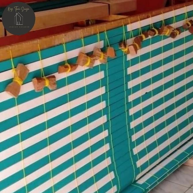 Sale Tirai Krey Pvc Fiber Indoor Outdoor+Tali Gulung