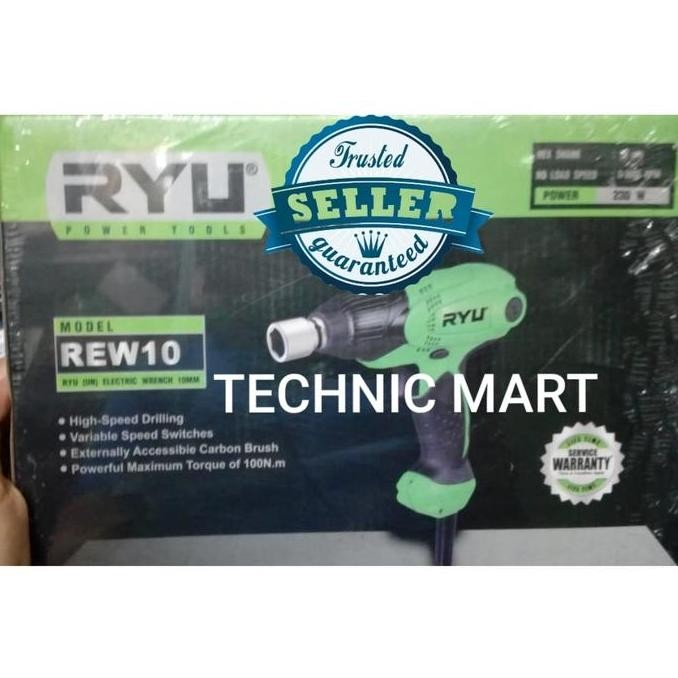 Mesin Impact Listrik Ryu Tekiro /Buka Baut Motor Elektrik Rew10 Termurah