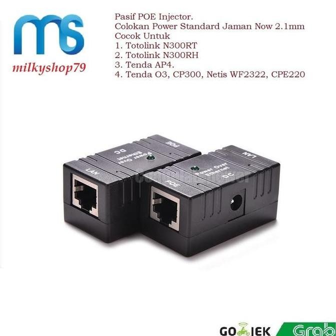 BIG SALE PASIF Poe Injector Totolink N300RT, N300RH, Tenda AP4 O3 CP220