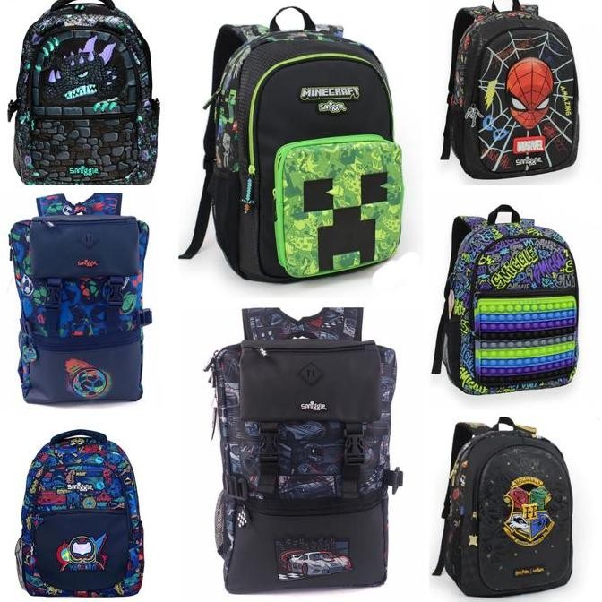 Terbaru Tas Smiggle Anak Sd Ransel Sekolah Cat Unicorn Minecraft Ball Marvel