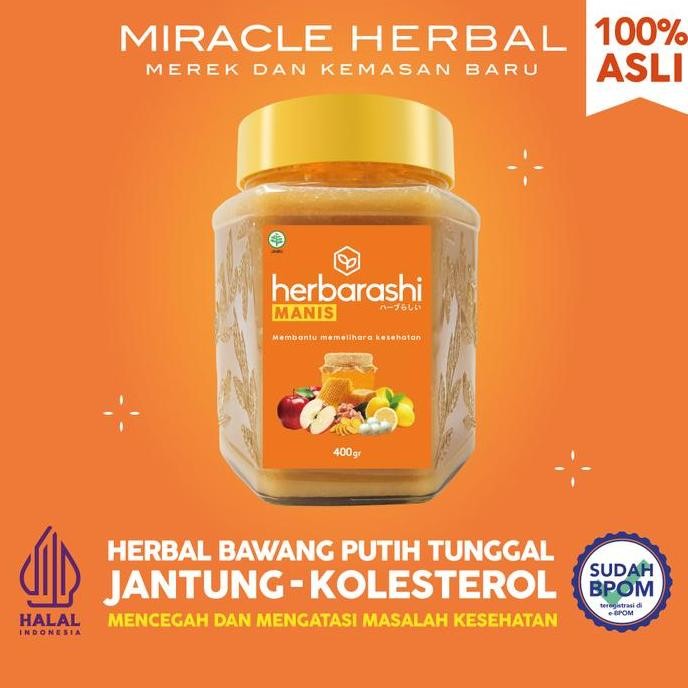 

BARU MIRACLE HERBAL 400ML MADU MURNI