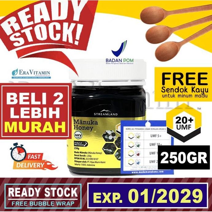 

BARU MADU MANUKA HONEY STREAMLAND UMF 20+