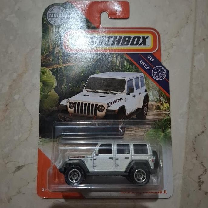 matchbox 2018 jeep wrangler jl putih