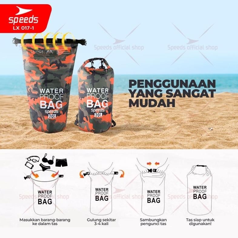 Dry Bag Waterproof Portabel Tas Anti Air Tas Selempang Ocean Pack Dry Bag Ransel Pelampung Apung